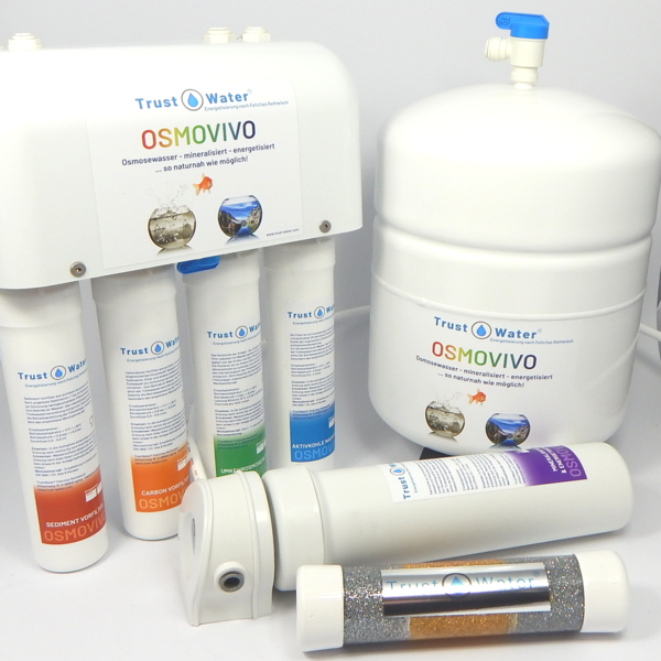TrustWater® OSMOVIVO - Osmosefilteranlage inkl. Energetisierungsmodul